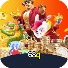 Imagem promocional da 68q mostrando a plataforma e suas vantagens